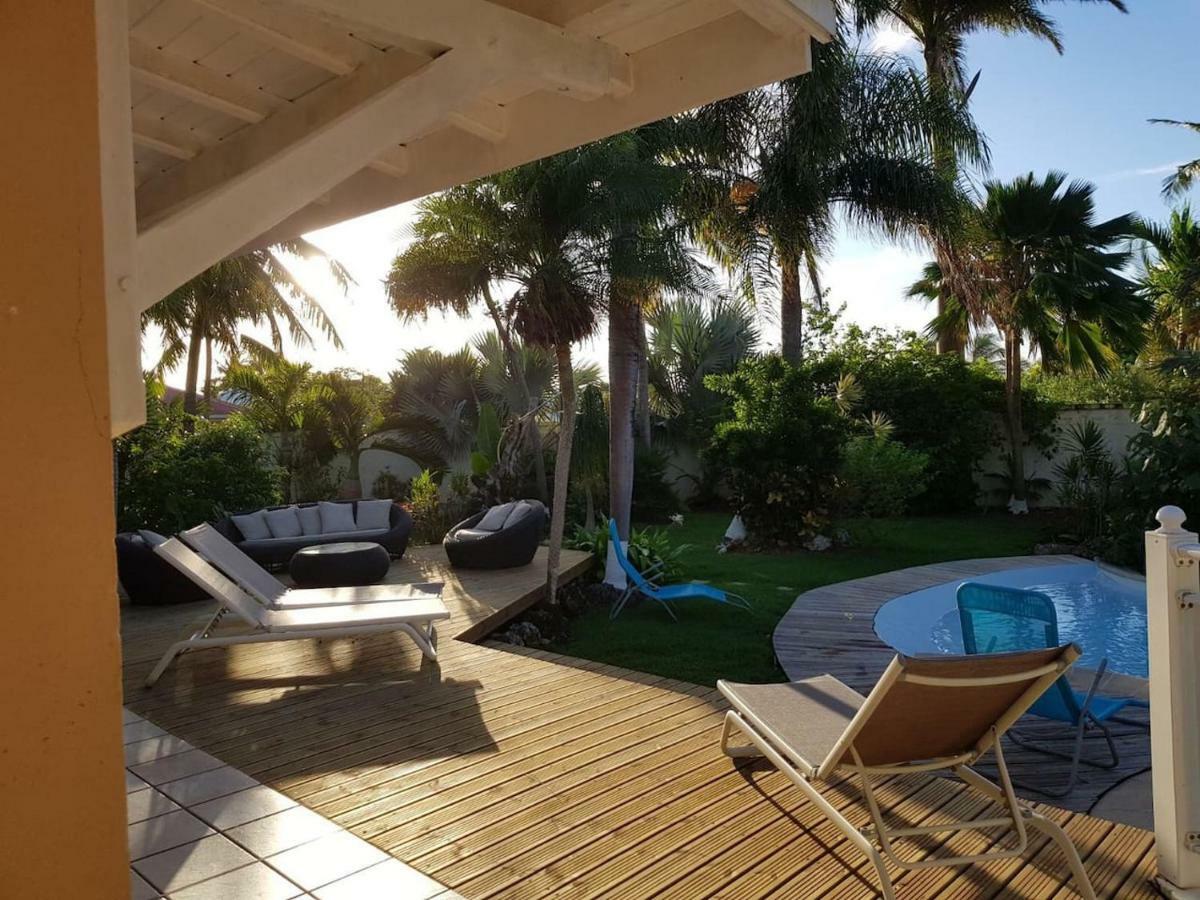 Villa Iguanou Et Piscine En Bord De Mer Proche Plages Marina Et Golf Saint-Francois  Exterior foto