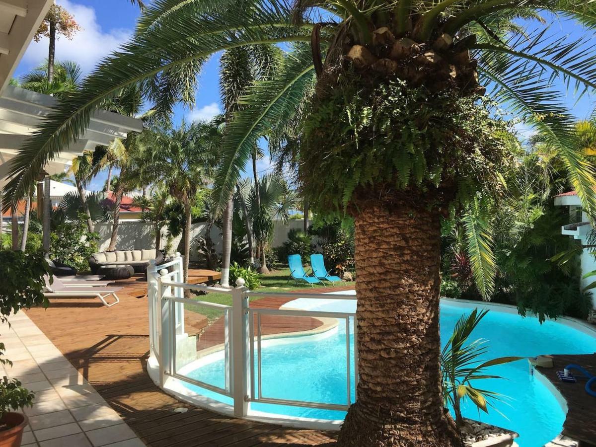 Villa Iguanou Et Piscine En Bord De Mer Proche Plages Marina Et Golf Saint-Francois  Exterior foto