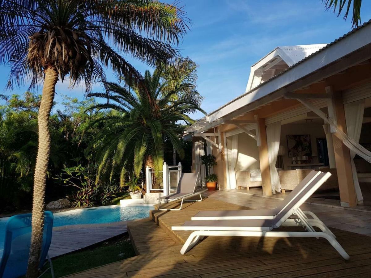 Villa Iguanou Et Piscine En Bord De Mer Proche Plages Marina Et Golf Saint-Francois  Exterior foto